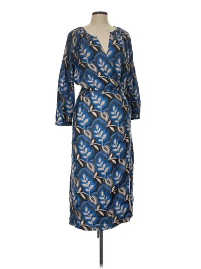 Pre-owned J. Mclaughlin Casual Dress In Blue