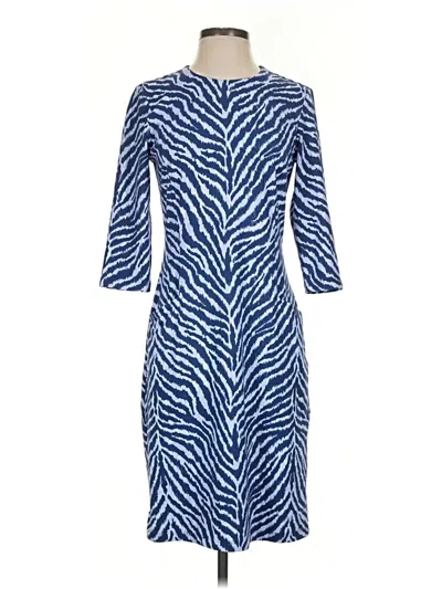 Pre-owned J. Mclaughlin Casual Dress In Blue
