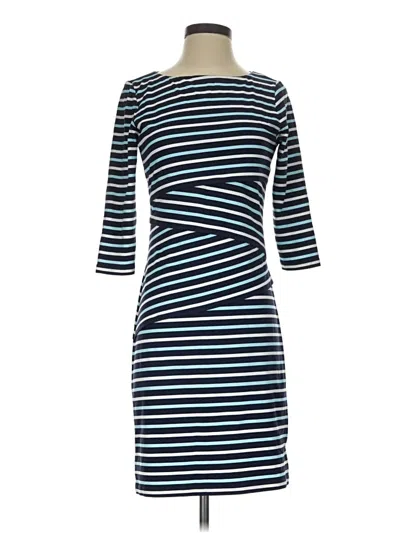 Pre-owned J. Mclaughlin Casual Dress In Blue