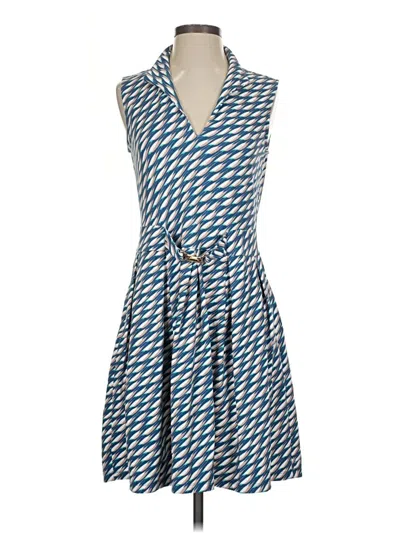 Pre-owned J. Mclaughlin Casual Dress In Blue