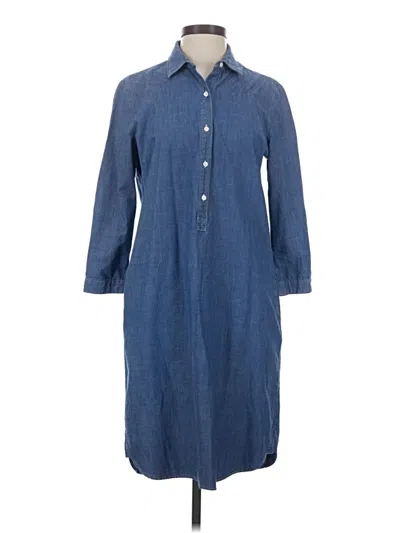 Pre-owned J. Mclaughlin Casual Dress In Blue