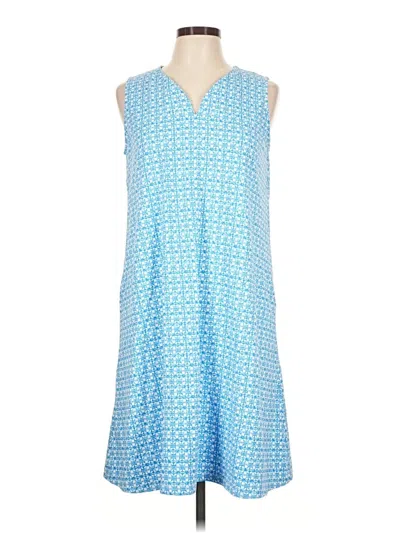 Pre-owned J. Mclaughlin Casual Dress In Blue