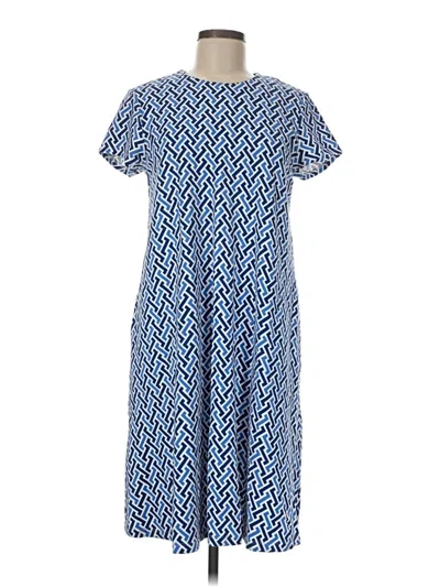 Pre-owned J. Mclaughlin Casual Dress In Blue