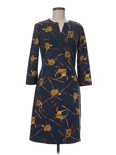 Pre-owned J. Mclaughlin Casual Dress In Blue