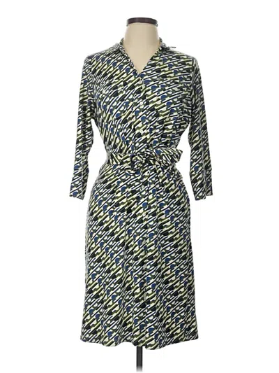 Pre-owned J. Mclaughlin Casual Dress In Blue