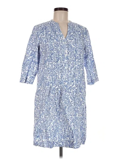 Pre-owned J. Mclaughlin Casual Dress In Blue