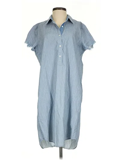 Pre-owned J. Mclaughlin Casual Dress In Blue