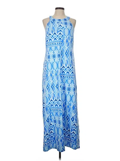 Pre-owned J. Mclaughlin Casual Dress In Blue