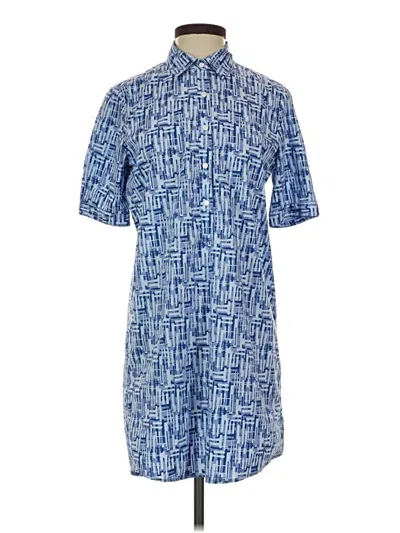 Pre-owned J. Mclaughlin Casual Dress In Blue
