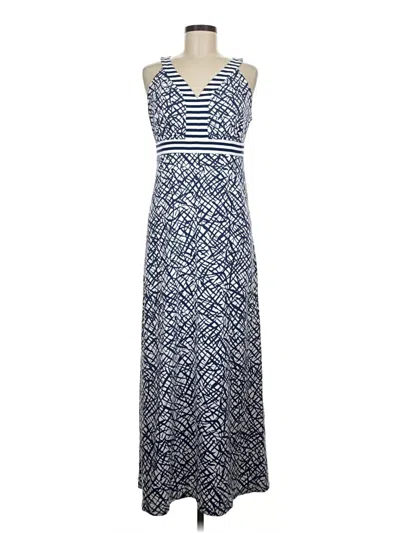 Pre-owned J. Mclaughlin Casual Dress In Blue