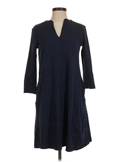 Pre-owned J. Mclaughlin Casual Dress In Blue