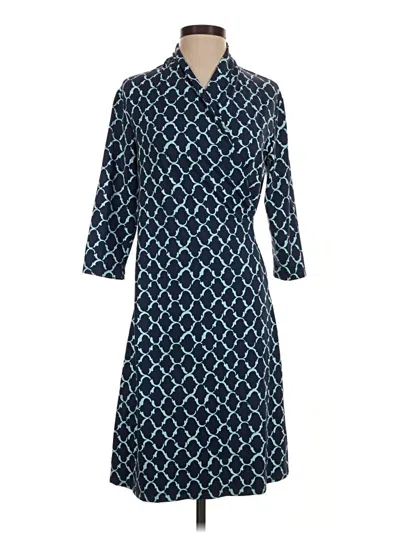 Pre-owned J. Mclaughlin Casual Dress In Blue