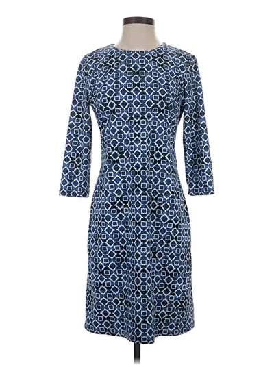 Pre-owned J. Mclaughlin Casual Dress In Blue