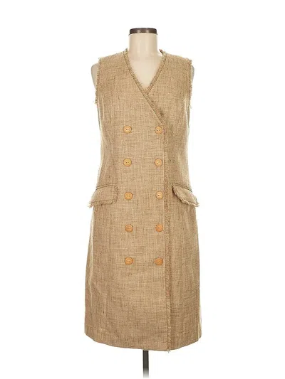 Pre-owned J. Mclaughlin Casual Dress In Brown