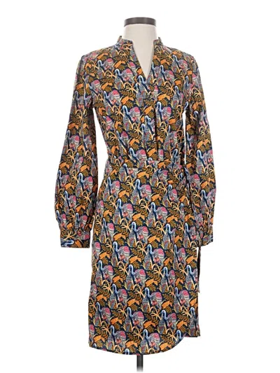 Pre-owned J. Mclaughlin Casual Dress In Brown