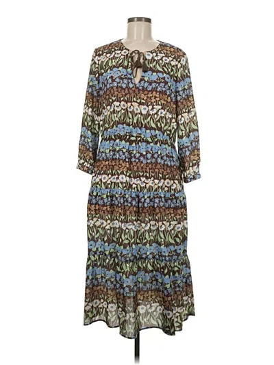 Pre-owned J. Mclaughlin Casual Dress In Brown