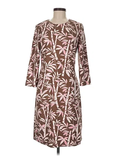 Pre-owned J. Mclaughlin Casual Dress In Brown