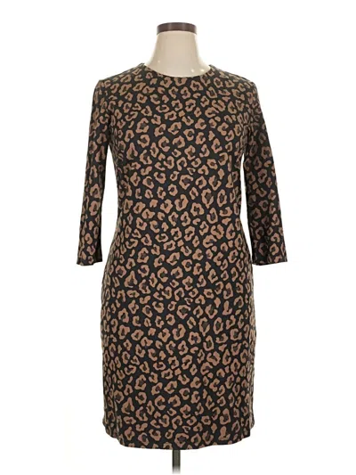 Pre-owned J. Mclaughlin Casual Dress In Brown