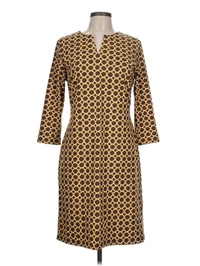 Pre-owned J. Mclaughlin Casual Dress In Brown