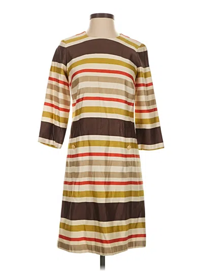 Pre-owned J. Mclaughlin Casual Dress In Brown