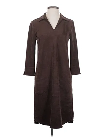 Pre-owned J. Mclaughlin Casual Dress In Brown