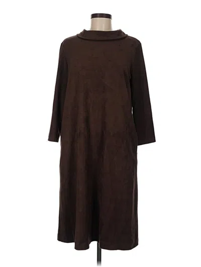 Pre-owned J. Mclaughlin Casual Dress In Brown