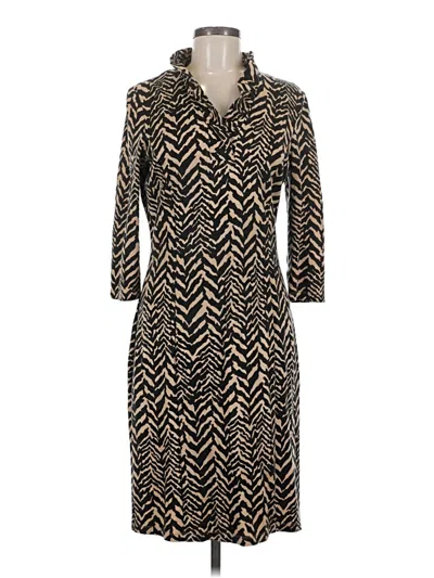 Pre-owned J. Mclaughlin Casual Dress In Brown