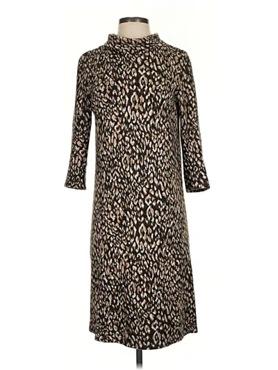 Pre-owned J. Mclaughlin Casual Dress In Brown