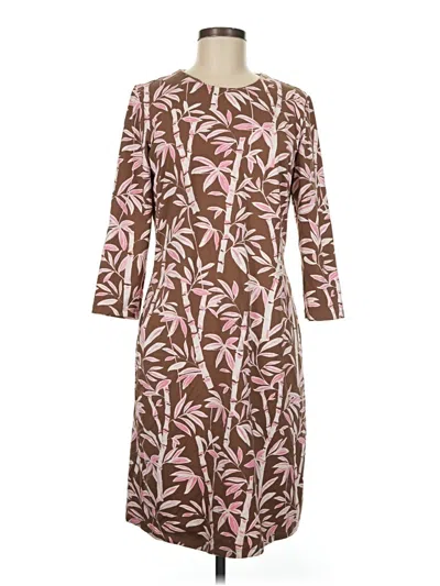 Pre-owned J. Mclaughlin Casual Dress In Brown
