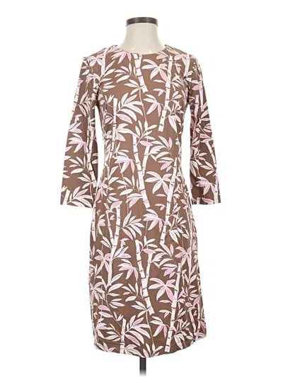 Pre-owned J. Mclaughlin Casual Dress In Brown