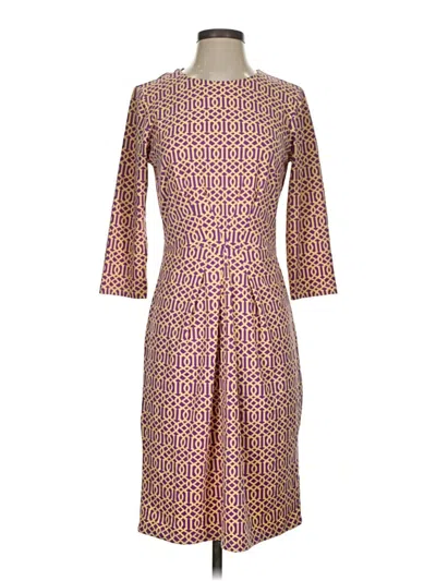 Pre-owned J. Mclaughlin Casual Dress In Brown