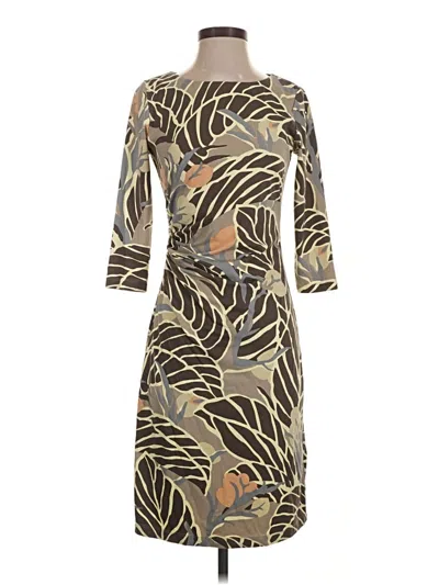 Pre-owned J. Mclaughlin Casual Dress In Brown