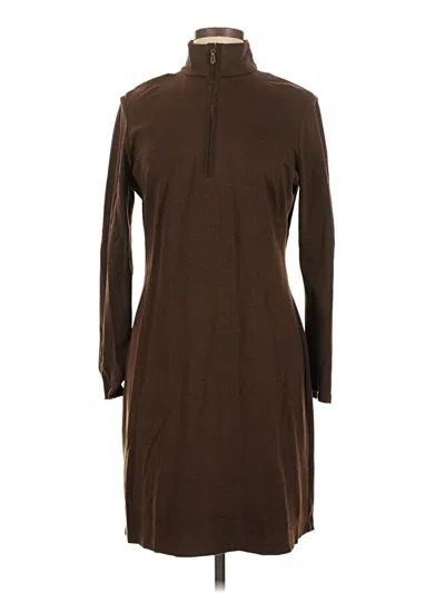 Pre-owned J. Mclaughlin Casual Dress In Brown
