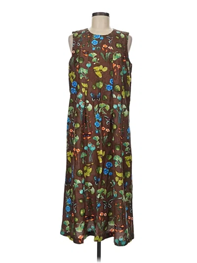 Pre-owned J. Mclaughlin Casual Dress In Brown