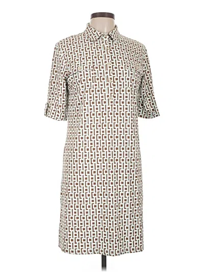 Pre-owned J. Mclaughlin Casual Dress In Brown