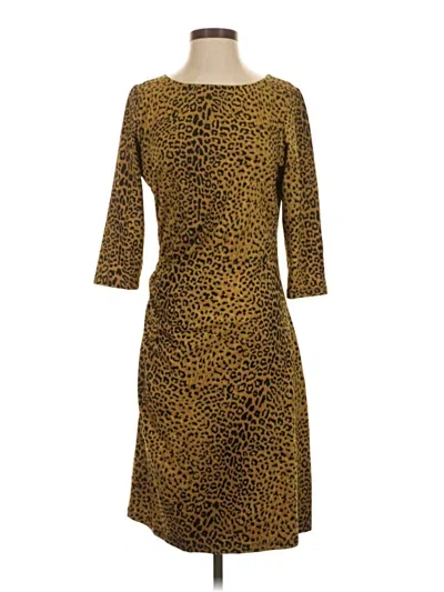 Pre-owned J. Mclaughlin Casual Dress In Brown