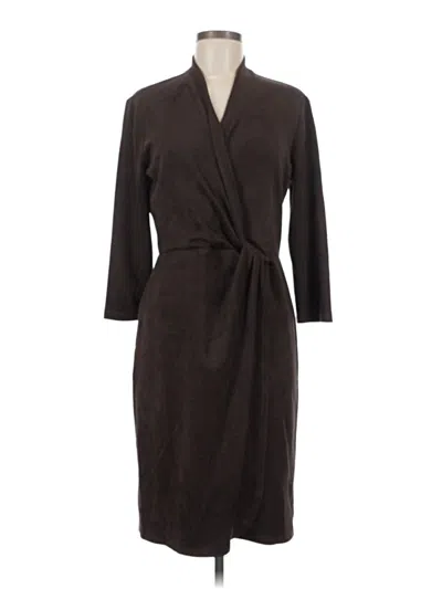 Pre-owned J. Mclaughlin Casual Dress In Brown