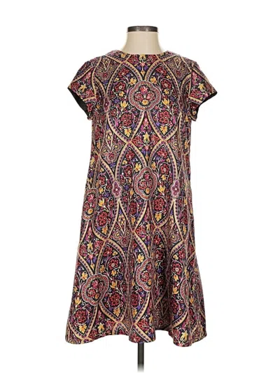 Pre-owned J. Mclaughlin Casual Dress In Burgundy