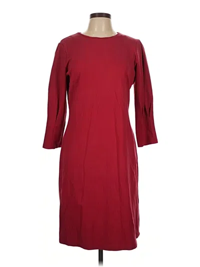 Pre-owned J. Mclaughlin Casual Dress In Burgundy