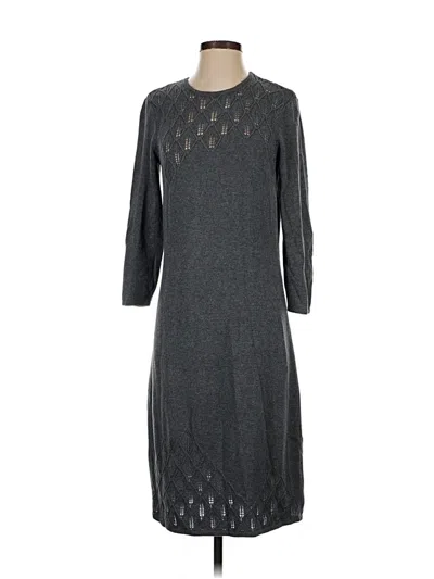 Pre-owned J. Mclaughlin Casual Dress In Gray