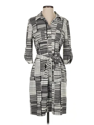 Pre-owned J. Mclaughlin Casual Dress In Gray