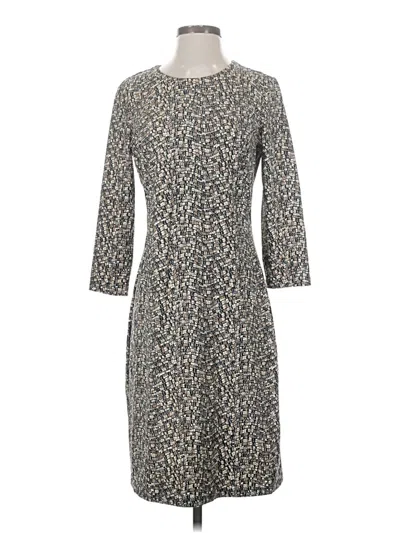 Pre-owned J. Mclaughlin Casual Dress In Gray