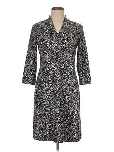 Pre-owned J. Mclaughlin Casual Dress In Gray