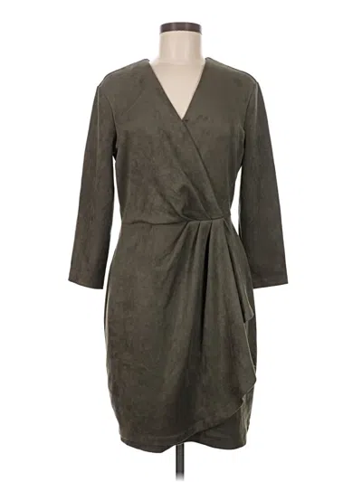 Pre-owned J. Mclaughlin Casual Dress In Gray