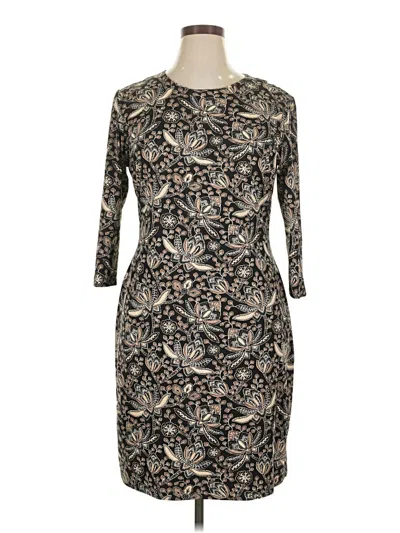 Pre-owned J. Mclaughlin Casual Dress In Gray