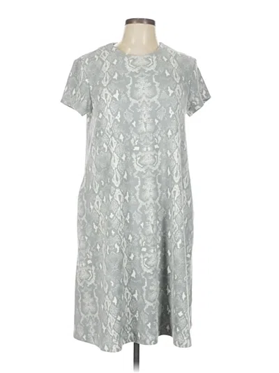 Pre-owned J. Mclaughlin Casual Dress In Gray