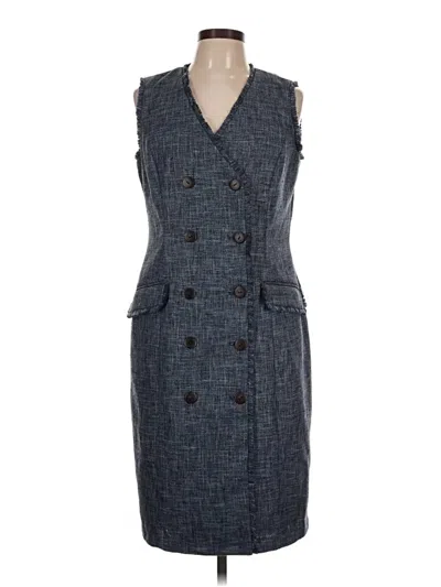 Pre-owned J. Mclaughlin Casual Dress In Gray