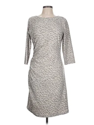 Pre-owned J. Mclaughlin Casual Dress In Gray