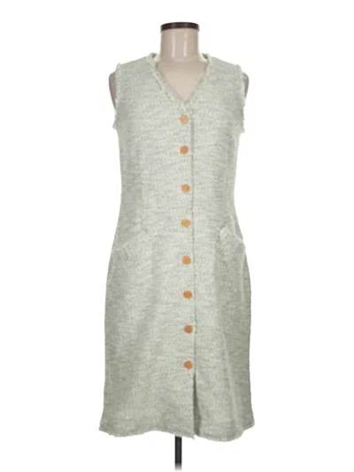 Pre-owned J. Mclaughlin Casual Dress In Gray