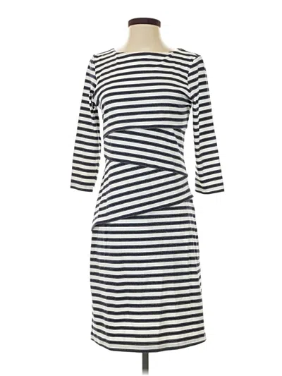 Pre-owned J. Mclaughlin Casual Dress In Gray